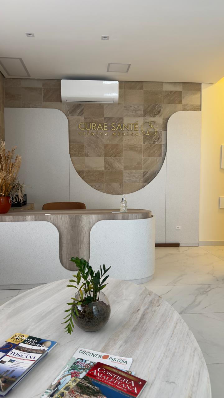 Ambiente interno da clínica Curae Santé